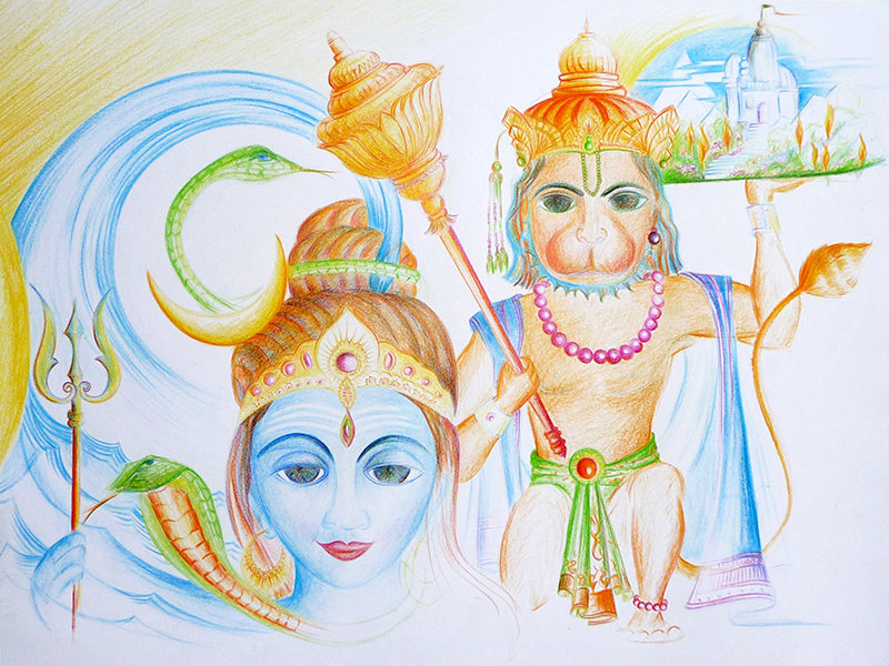Shiva et Hannuman - Anik 2010 -