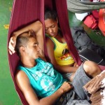 Sieste à bord du Rondonia