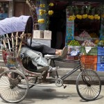 Rickshaw à KTM - Népal