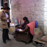 "Dame pipi" à Lassha -Tibet