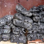 Chaussures en pneus à Chachapoyas - Equateur