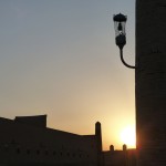 Coucher de soleil sur Khiva