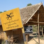 Interdiction de stationnement des charettes à buffles! Birmanie