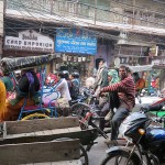 Embouteillage dans Old Delhi