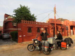 La guesthouse depuis la rue