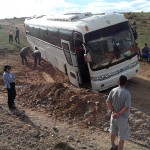 Ensablage! de notre autobus!