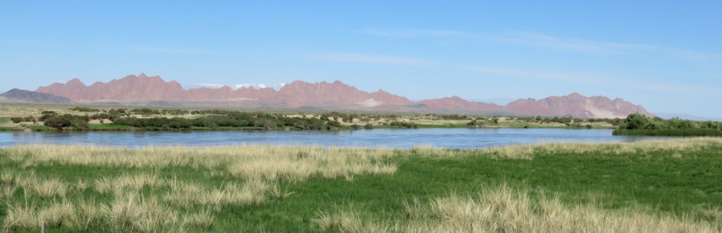 La vue sur le lac