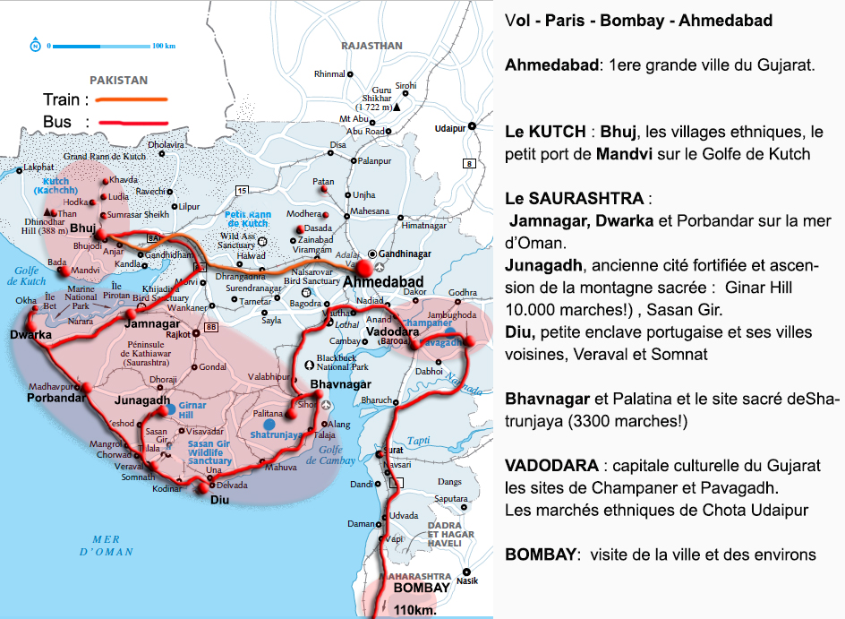 Carte GUJARAT Gilanik def