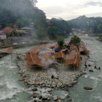 Bukit Lawang vu depuis le pont