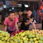 Au marché de Berastagi