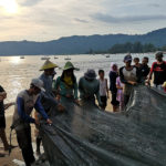 Pêcheurs à Sumatra Ouest