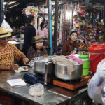 Un marché au Cambodge