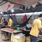 Vendeurs en hamac
