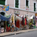 Vente de hamacs à Bélem (Brésil)