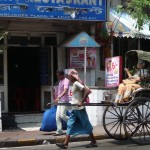 Voitures à bras de Calcutta - Inde