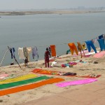 Sur les gaths de Varanasi - Inde