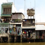 Sur le delta du Mékong à Cantho- Vietnam