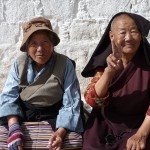 Repos sur la Barkhor - Lassha - Tibet