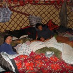 Dans une yourte kirghize