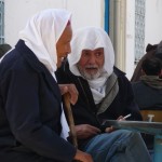 A la terrasse d'un café de Kairouan - Tunisie